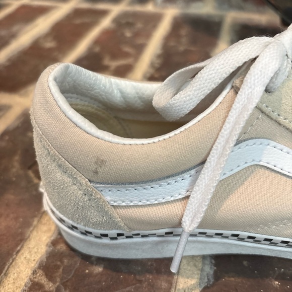 Vans old skool checkered foxing turtledove skateboarding  shoes M 3.5 W 5 - Picture 9 of 11
